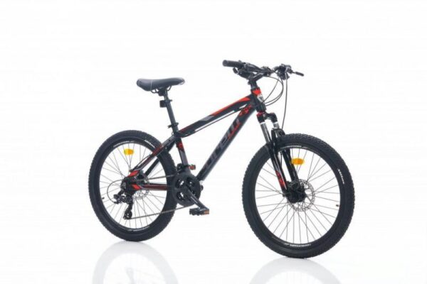 Mountain Bike Bambino Telaio Leggero Corelli Felix 1.2 24" 14" Nero/Rosso (240234-12)
