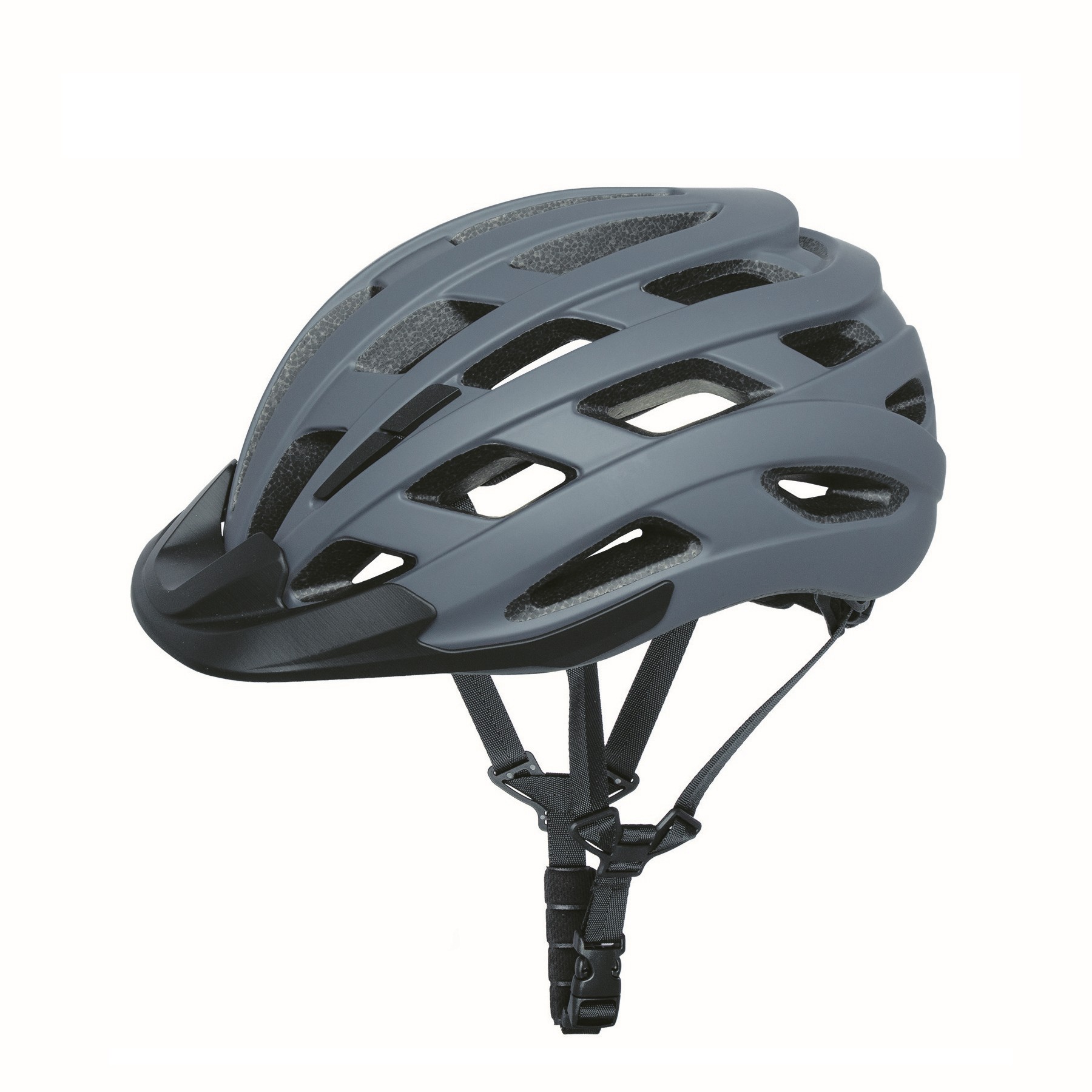 M-Wave Shift Fahrradhelm für Erwachsene Dunkelgrau M (55-58cm)
