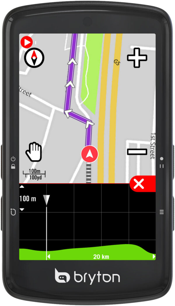 Bryton Rider S810 T GPS Velodatora Komplekts (HRM/CAD/SPD Sensori)