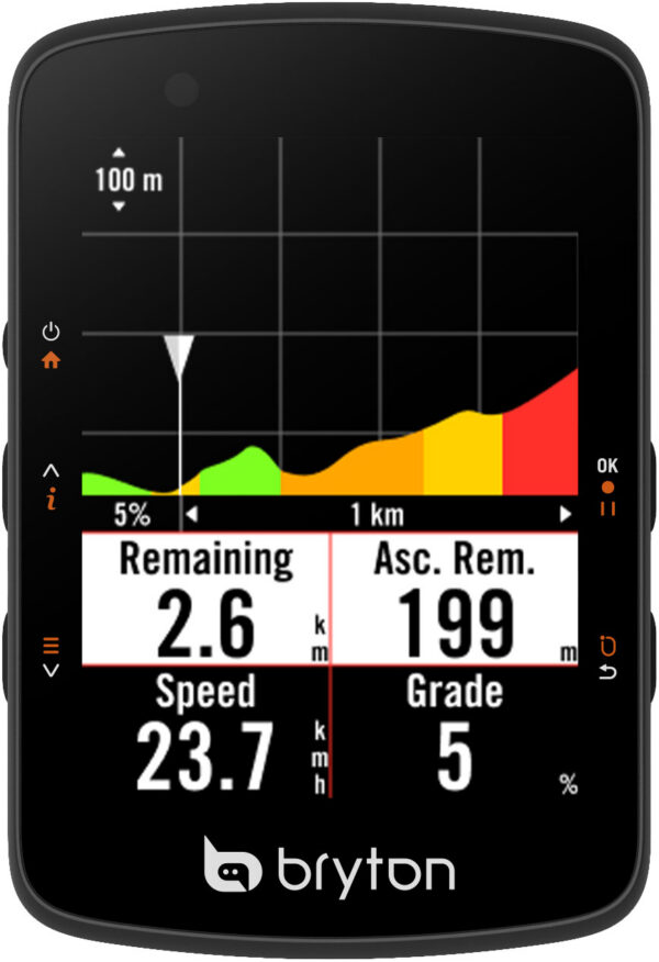 GPS števec Bryton Rider 550 E