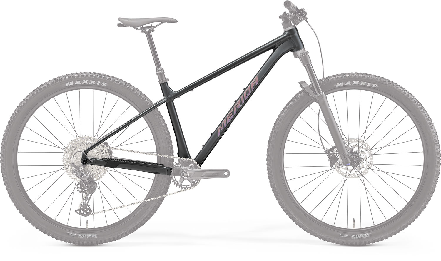 Rám Merida Big.Nine TR 700 - Silk Dark Grey/Rainbow Purple [Veľkosť M]