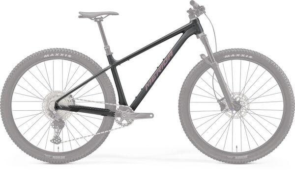 Merida Big.Nine TR 700 Frame - Zijde Donkergrijs/Regenboog Paars [Maat S]
