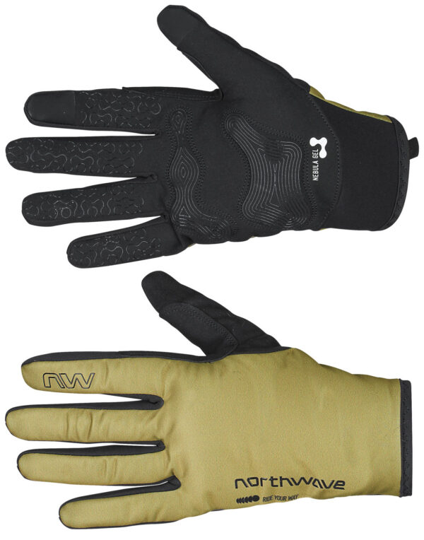 Zimní Rukavice Northwave FAST PRO GEL XL Khaki Zelená