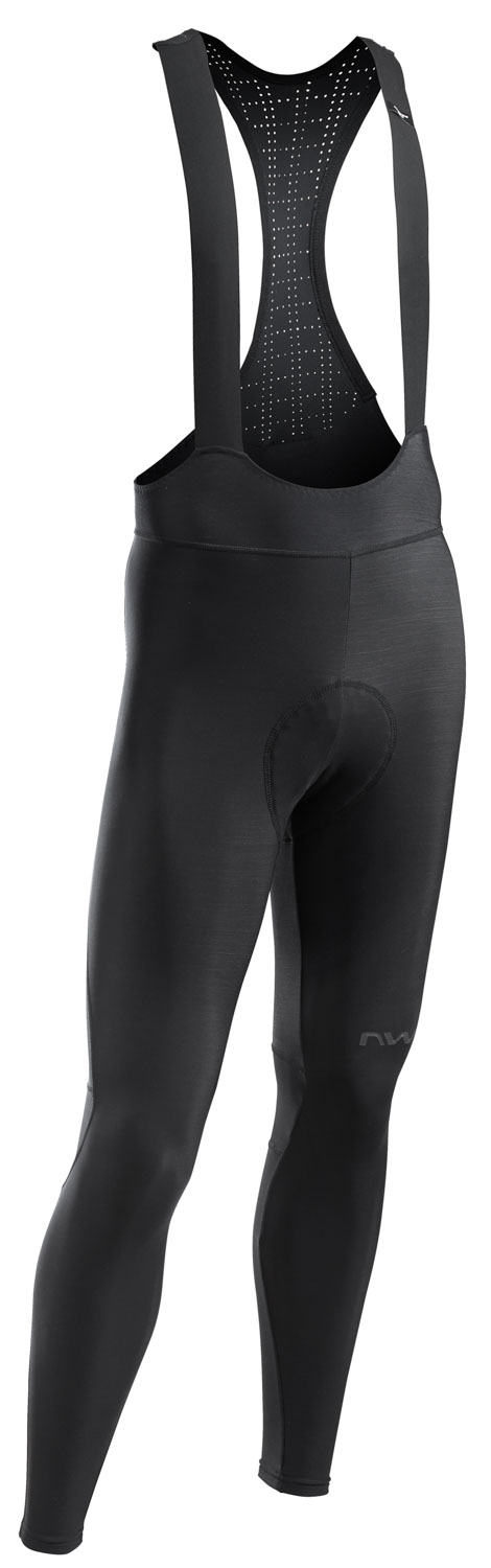 Northwave Fast MS Winter Lange Fietsbroek met Bretels 4XL Zwart
