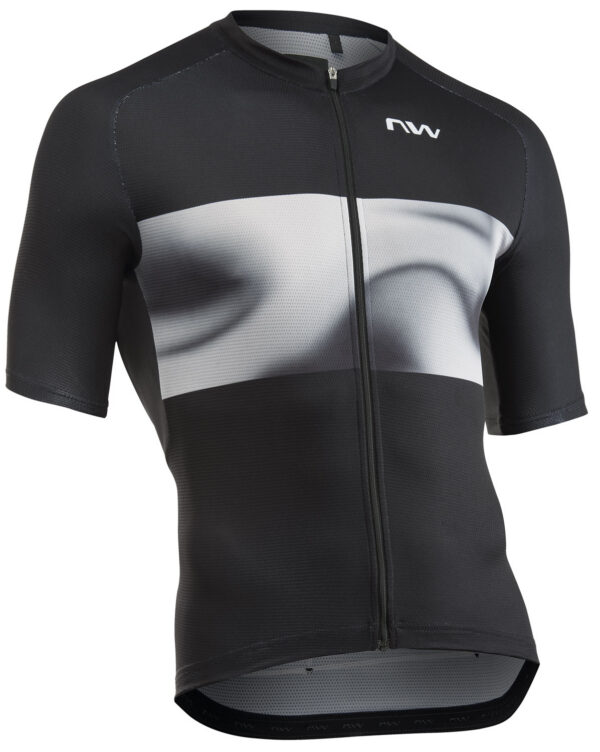 Maglia Manica Corta Northwave Force Evo Nero/Grigio Chiaro 3XL