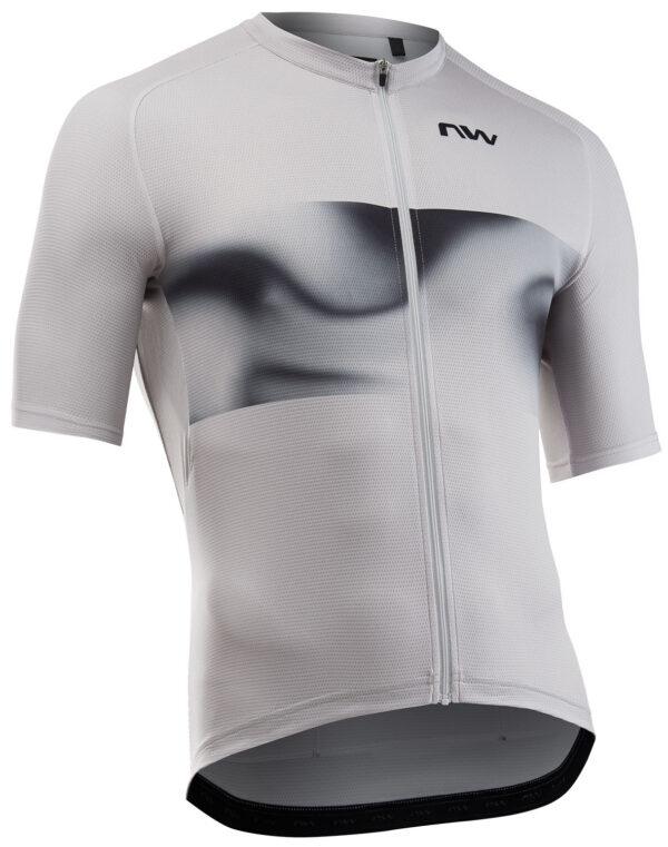 Maglia Manica Corta Northwave Force Evo Grigio Chiaro 3XL
