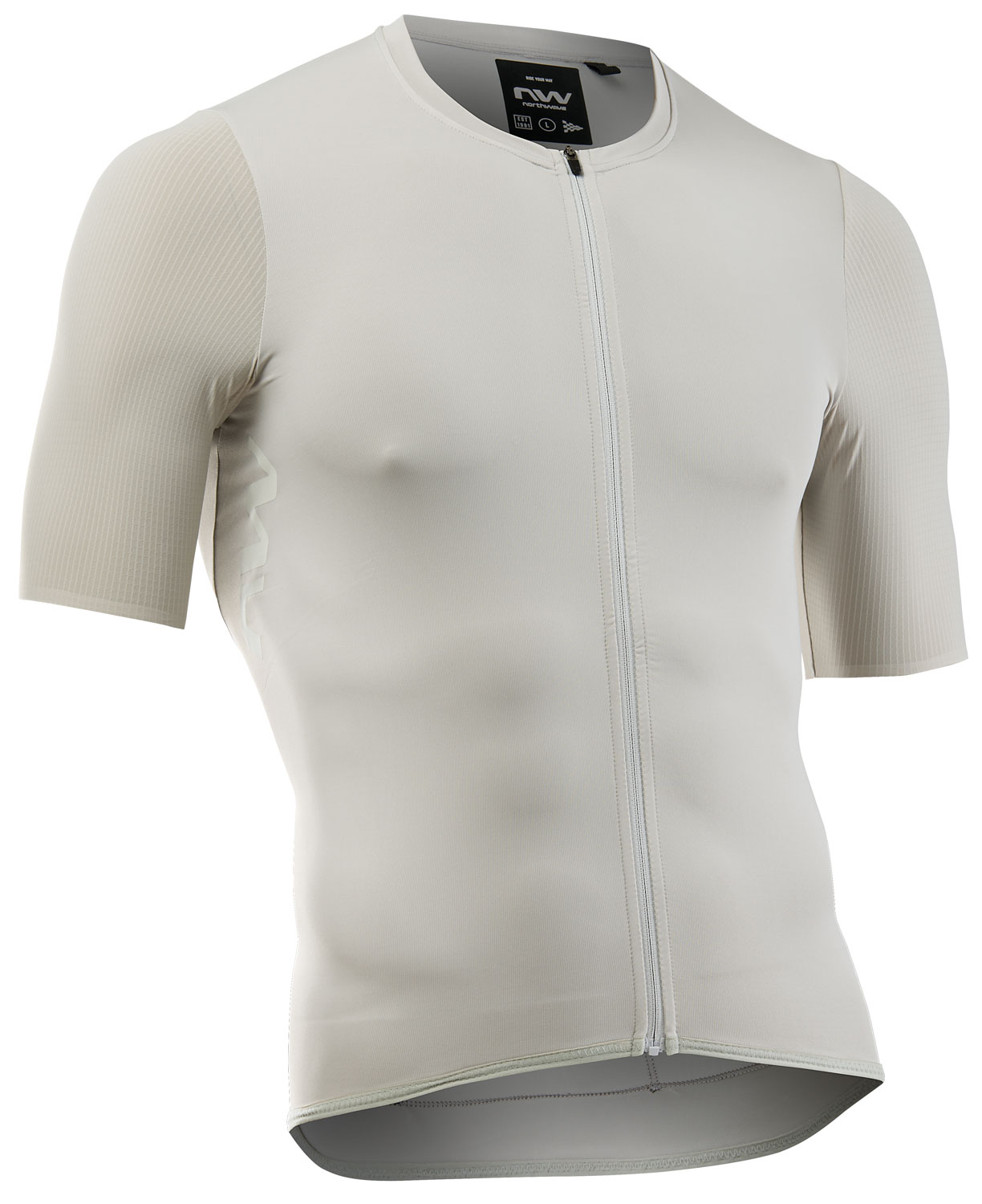 Northwave Essence Evo Fietsshirt Korte Mouw Lichtgrijs L