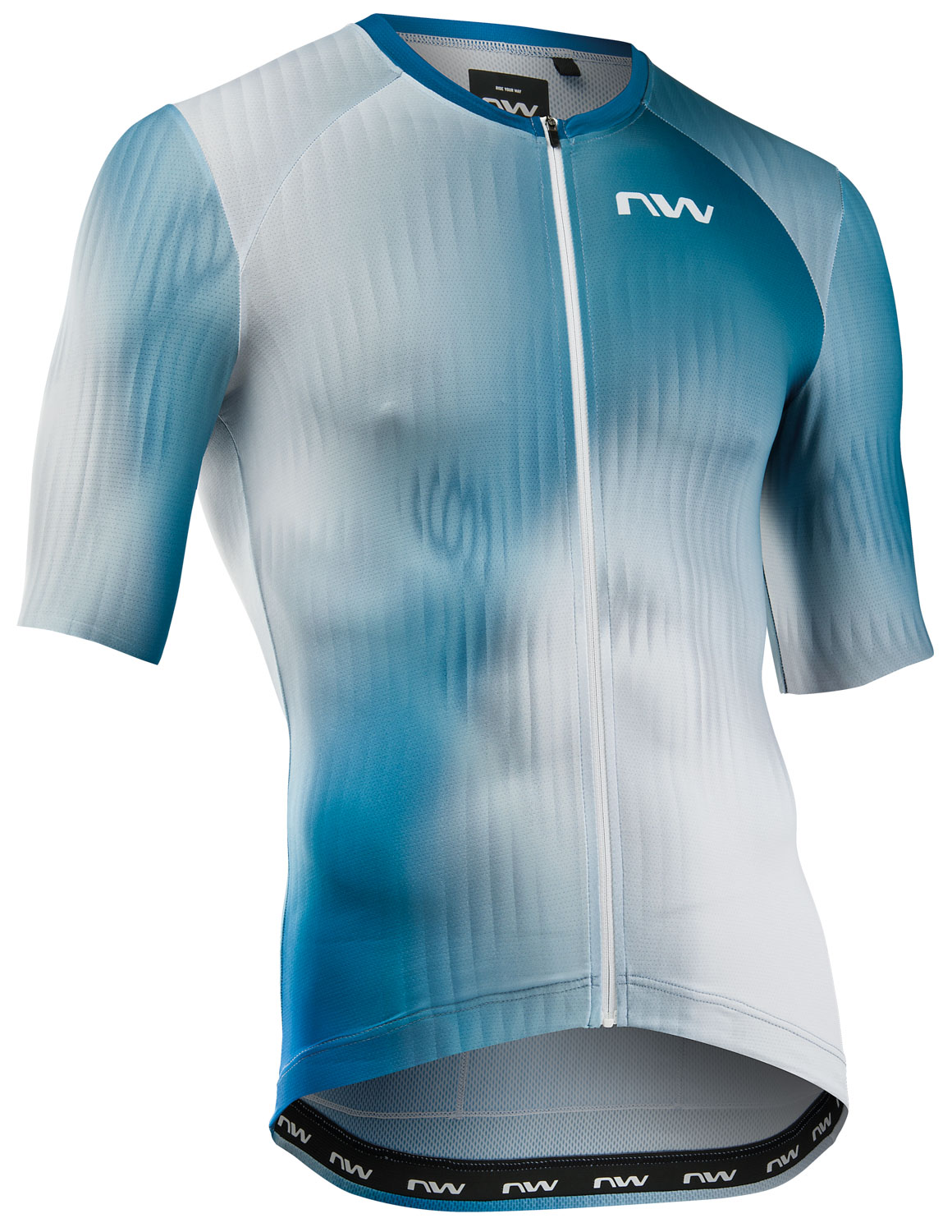 Maglia Manica Corta Northwave Blade Bianco/Blu XL