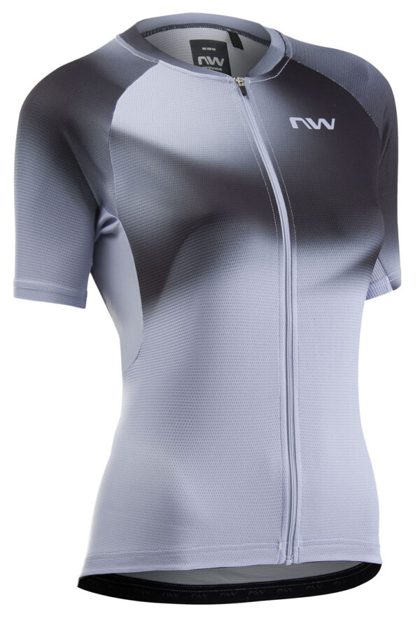 Northwave Force Evo Dames Fietsshirt Korte Mouw Ijsgrijs L