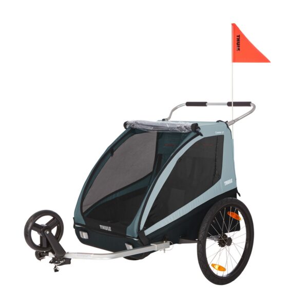 Thule Coaster XT Fietskar & Wandelwagen Lichtblauw (PFAS-vrij)