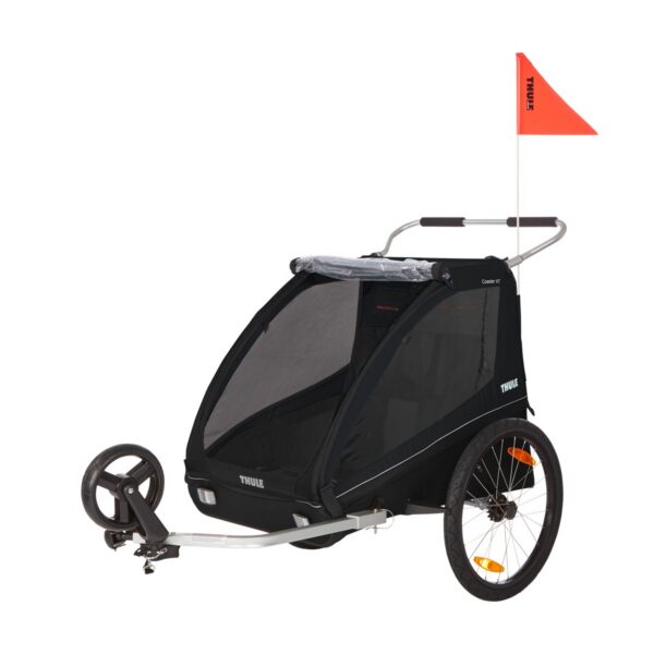 Thule Coaster XT Fietskar & Wandelwagen Zwart (PFAS-vrij)