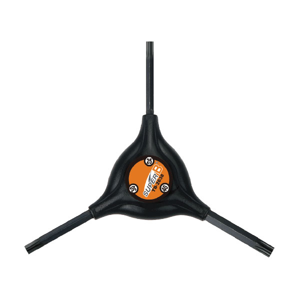 Super B TB-2638 Kolmesuunaline Y-Torx-Võti T25 / T30 / T40