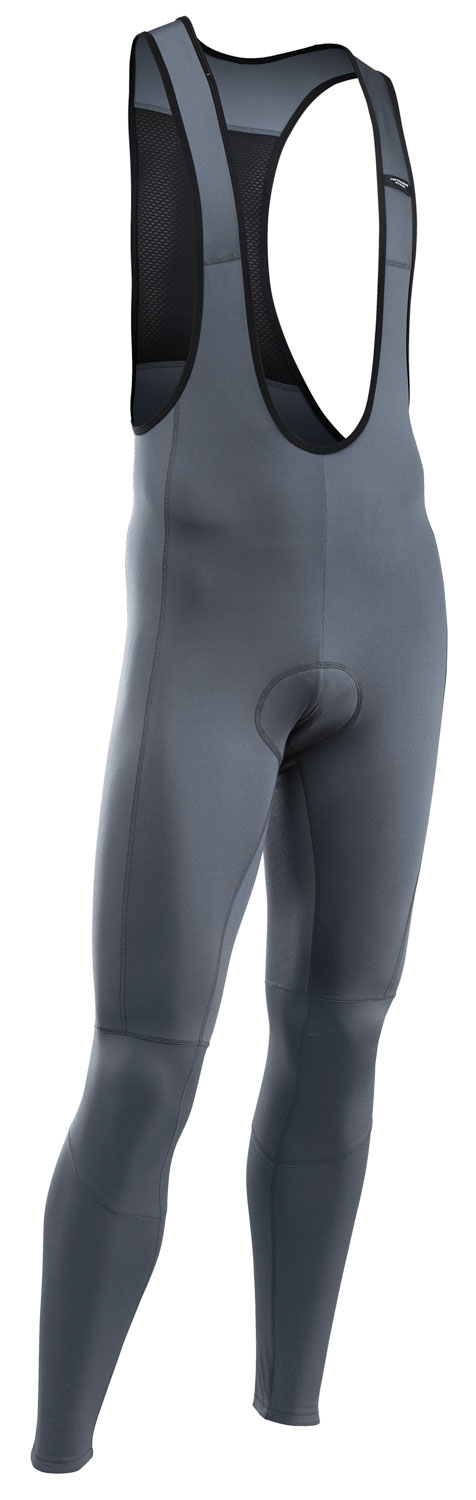Northwave Active Gel MS Winter Lange Fietsbroek met Bretels 3XL Grijs