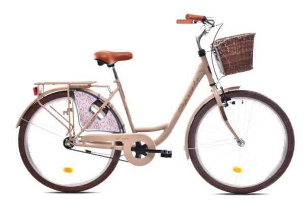 Capriolo Diana 26" Single-Speed Dames Stadsfiets 18" Mat Beige (926751-18)